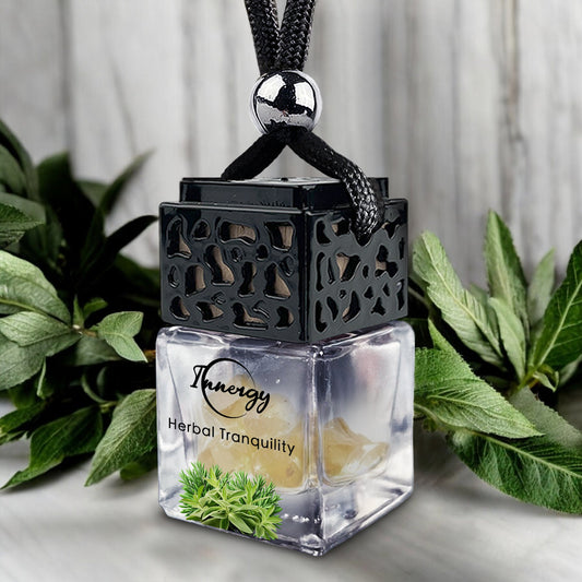 Herbal Tranquility Crystal-Enhanced Oil Diffuser, Car Air Freshener, 8ml