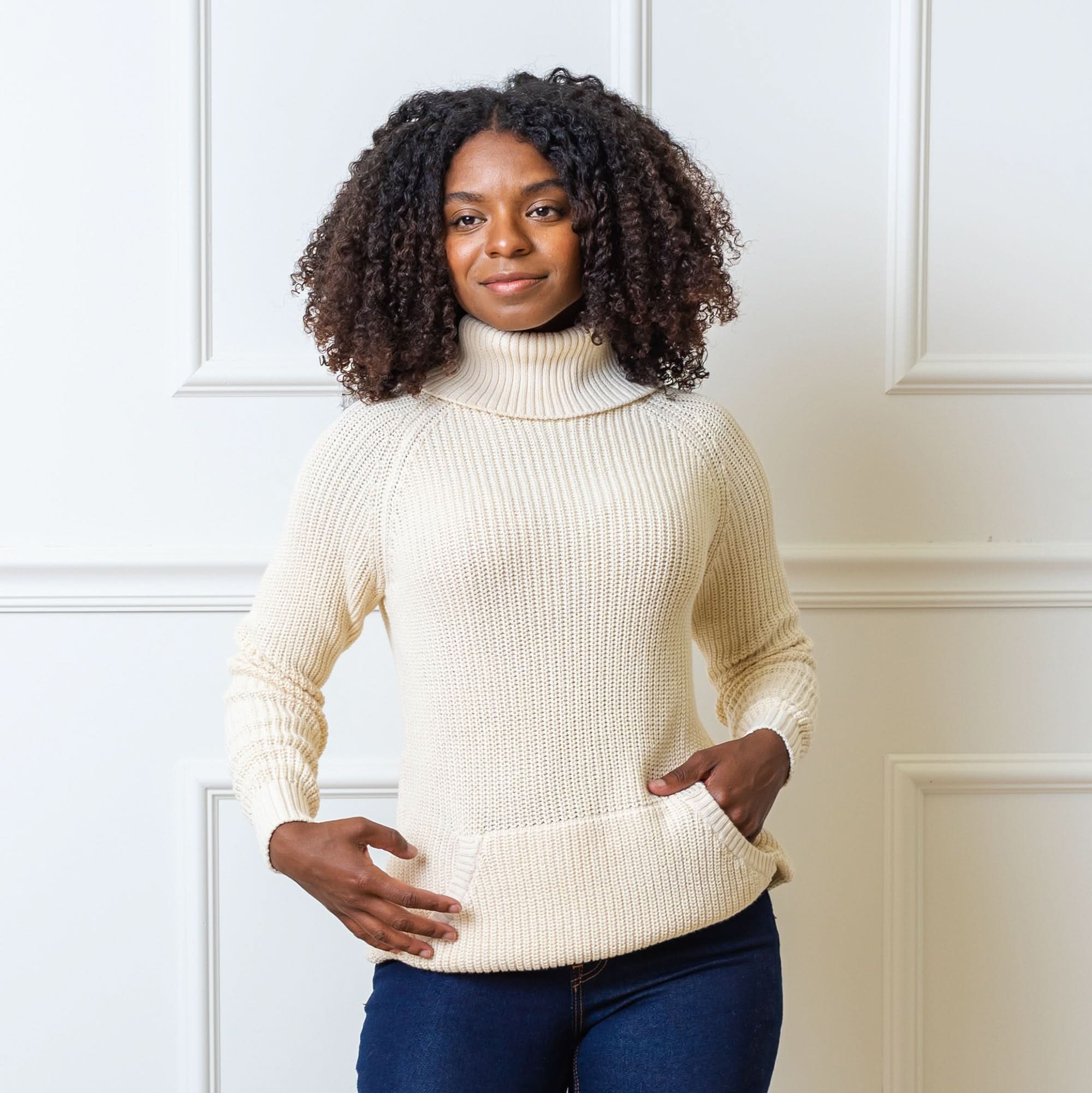 Turtleneck Raglan Kanga Sweater