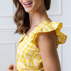 Flutter Sleeve Sun Dress
