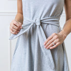 Organic Tie-Waist Knit Dress