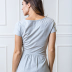 Organic Tie-Waist Knit Dress