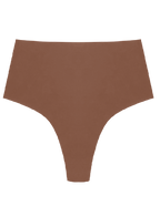Organic Cotton No Show High Waist Thong