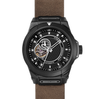 Vento Black Nato Leather - The Peony Haus