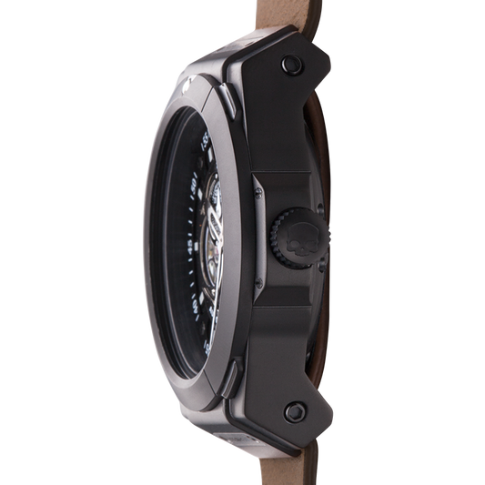 Vento Black Nato Leather - The Peony Haus