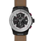 Otto Chrono Silver Black Nato - The Peony Haus
