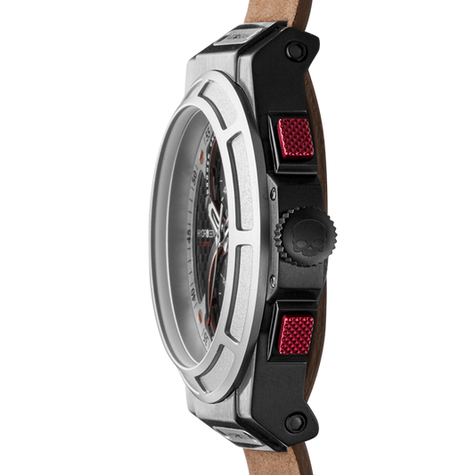 Otto Chrono Silver Black Nato - The Peony Haus