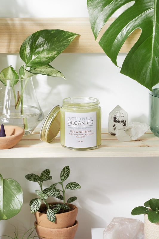 Hair & Nail Mask for long hair growth and healthy nails - The Peony Haus