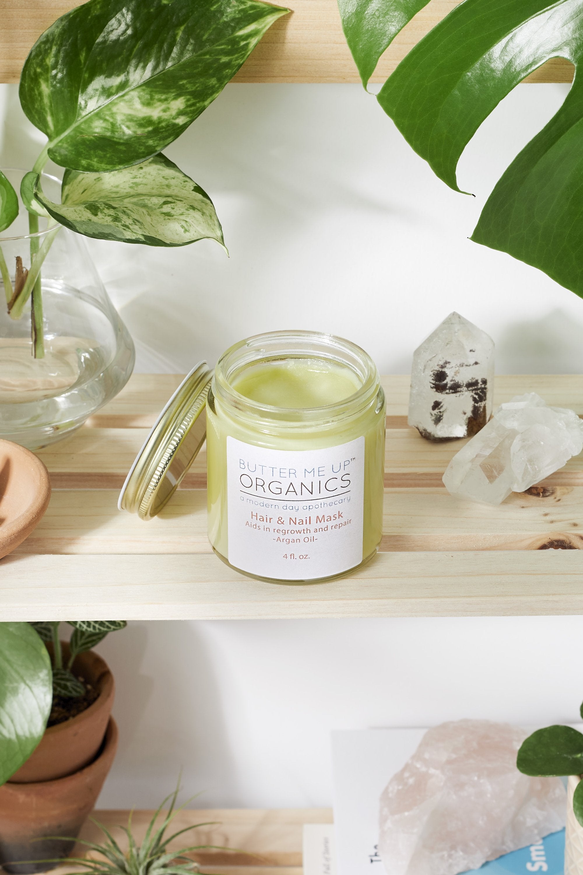 Hair & Nail Mask for long hair growth and healthy nails - The Peony Haus