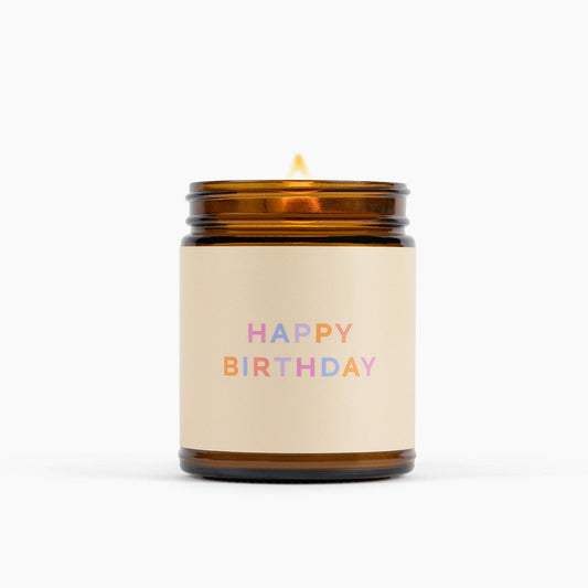 Happy Birthday Jar Candle