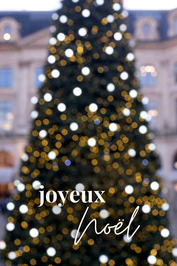 Holiday Paris Notecard Set of 10 Cards