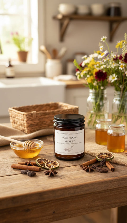 Honeywood Market 9oz scented candle