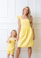 Flutter Sleeve Sun Dress