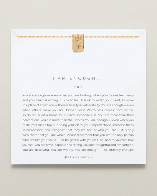 I Am Enough Icon Necklace