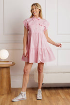COMMON GROUND TWILL MINI DRESS - 90% Cotton