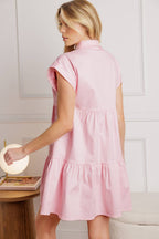 COMMON GROUND TWILL MINI DRESS - 90% Cotton