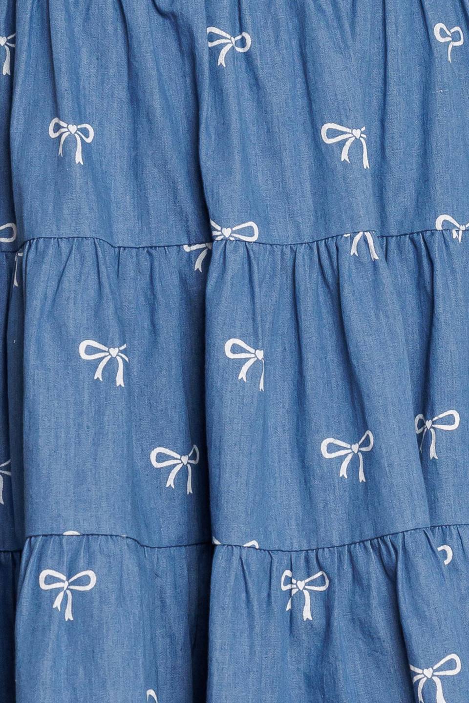 DUSK ENCHANTMENT WOVEN MINI DRESS - 95% Cotton