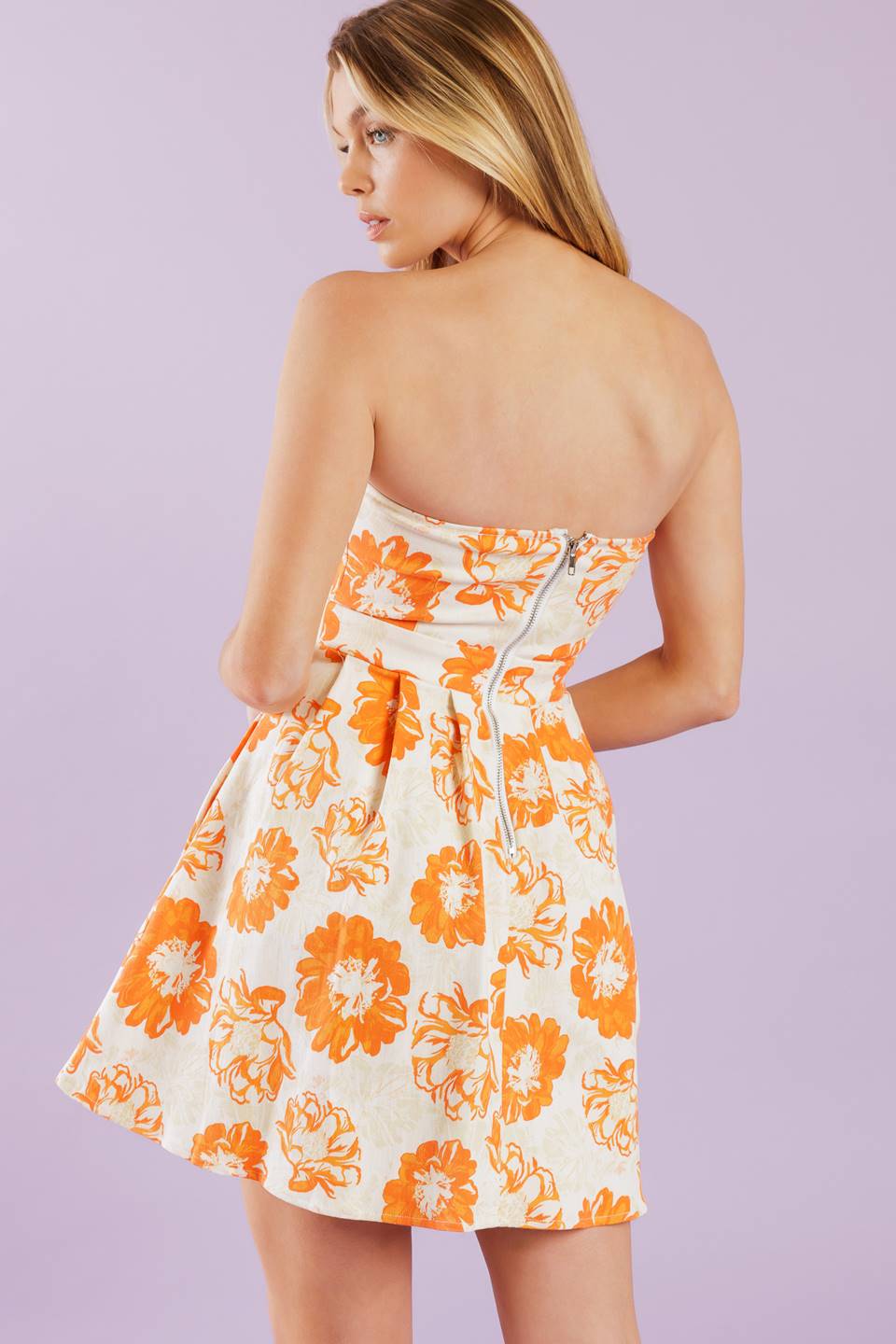 LOVE ME MORE WOVEN MINI DRESS - 97% Cotton