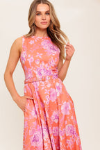 COASTLINE DREAM WOVEN MIDI DRESS