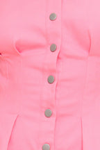 COTTON CANDY DAYS WOVEN MINI DRESS - 97% Cotton