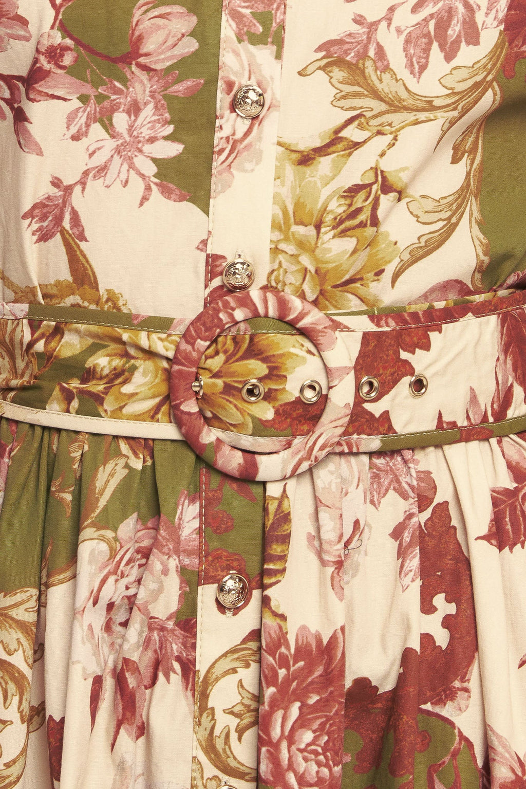 COUNTRY ROMANCE WOVEN MIDI DRESS - 97% Cotton