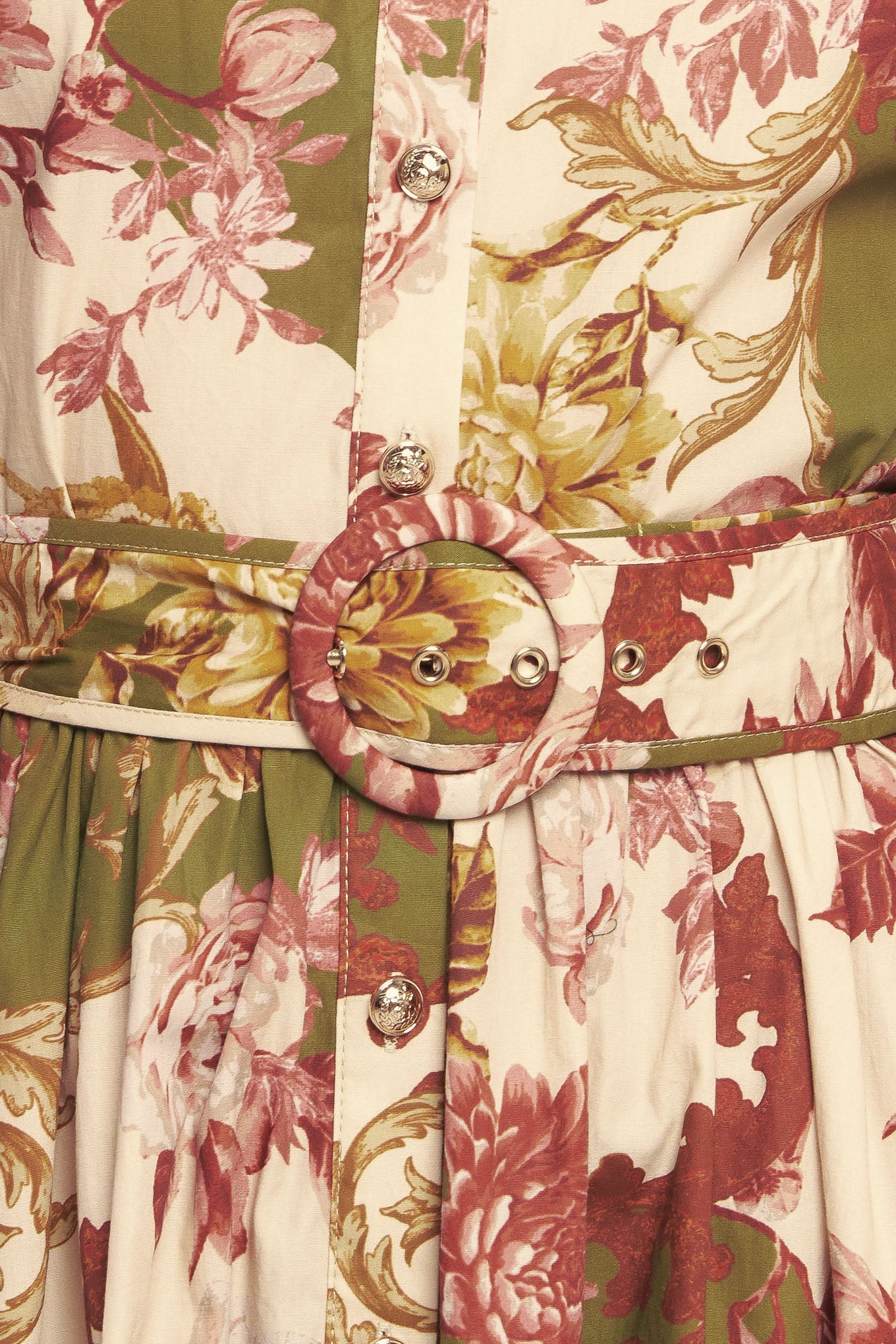COUNTRY ROMANCE WOVEN MIDI DRESS - 97% Cotton