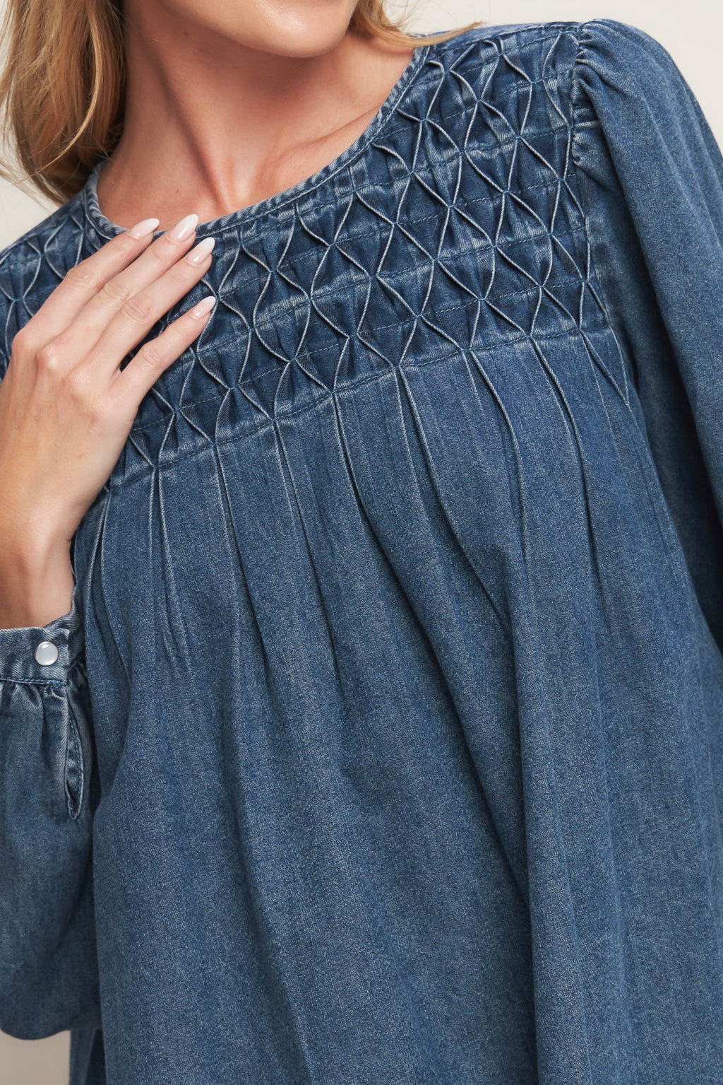 WEEKEND DENIM ICON MINI DRESS - 90% Cotton