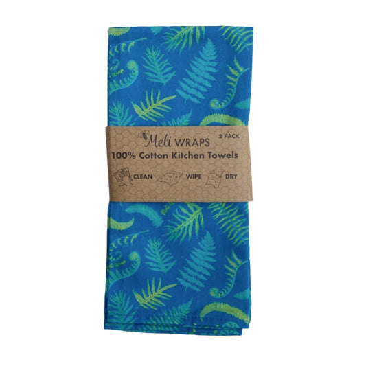 Fern Kitchen Towel Set of 2 100% Cotton - The Peony Haus