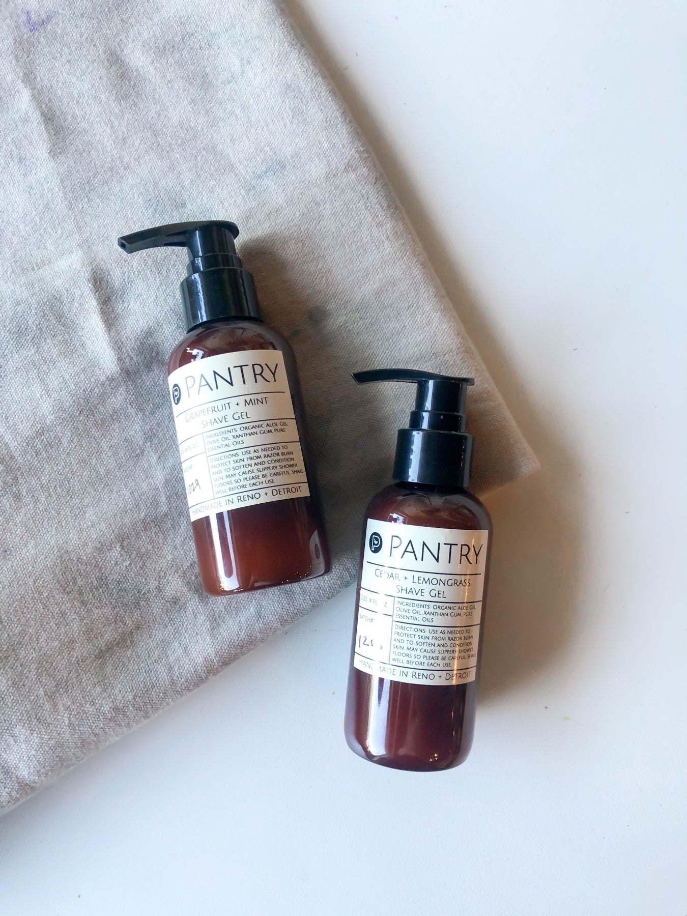 Aloe + Olive Oil Shave Gel - Reduce Razor Burn + Condition Skin - The Peony Haus