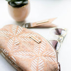 RULE BREAKER zippered pouch | CREAM