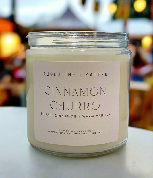 Cinnamon Churro - 12oz Soy Candle