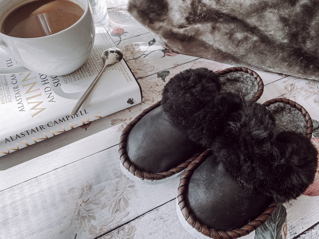 Onyx Black Slip Ons [Limited Edition]