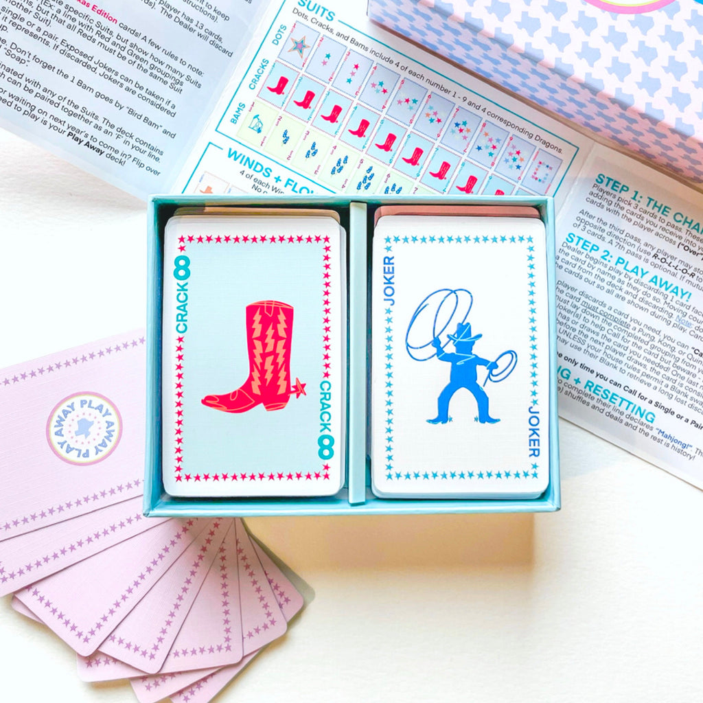 Play Away Mahjong Cards: Texas Edition