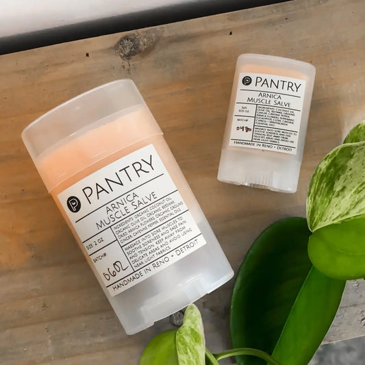 Arnica Muscle Salve | Sore Muscle, Sprains + Strains Balm - The Peony Haus