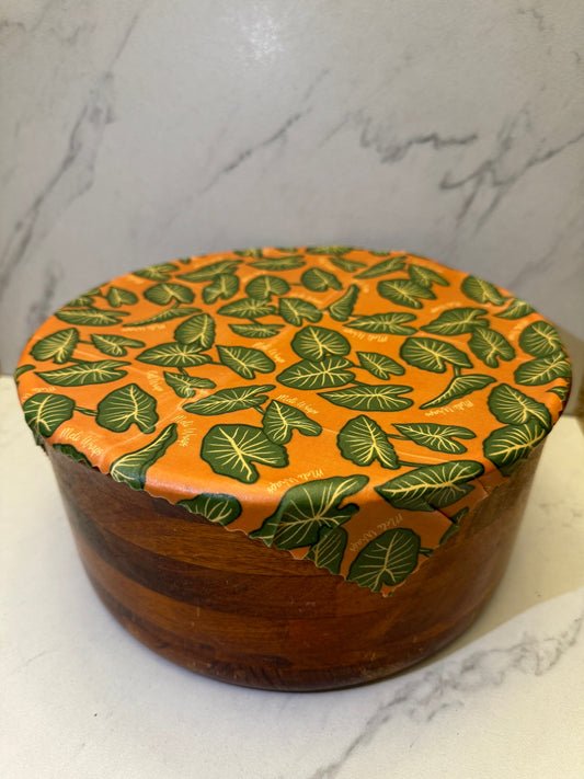 Beeswax Wrap Bulk Roll - Kalo Print - The Peony Haus