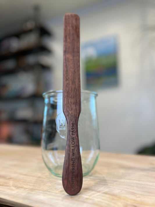 Solid Walnut - Wood Sourdough Spatula - The Peony Haus