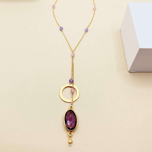 Amethyst Ballet Necklace