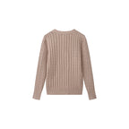 Oatmeal Boys Cardigan - 90% Cotton