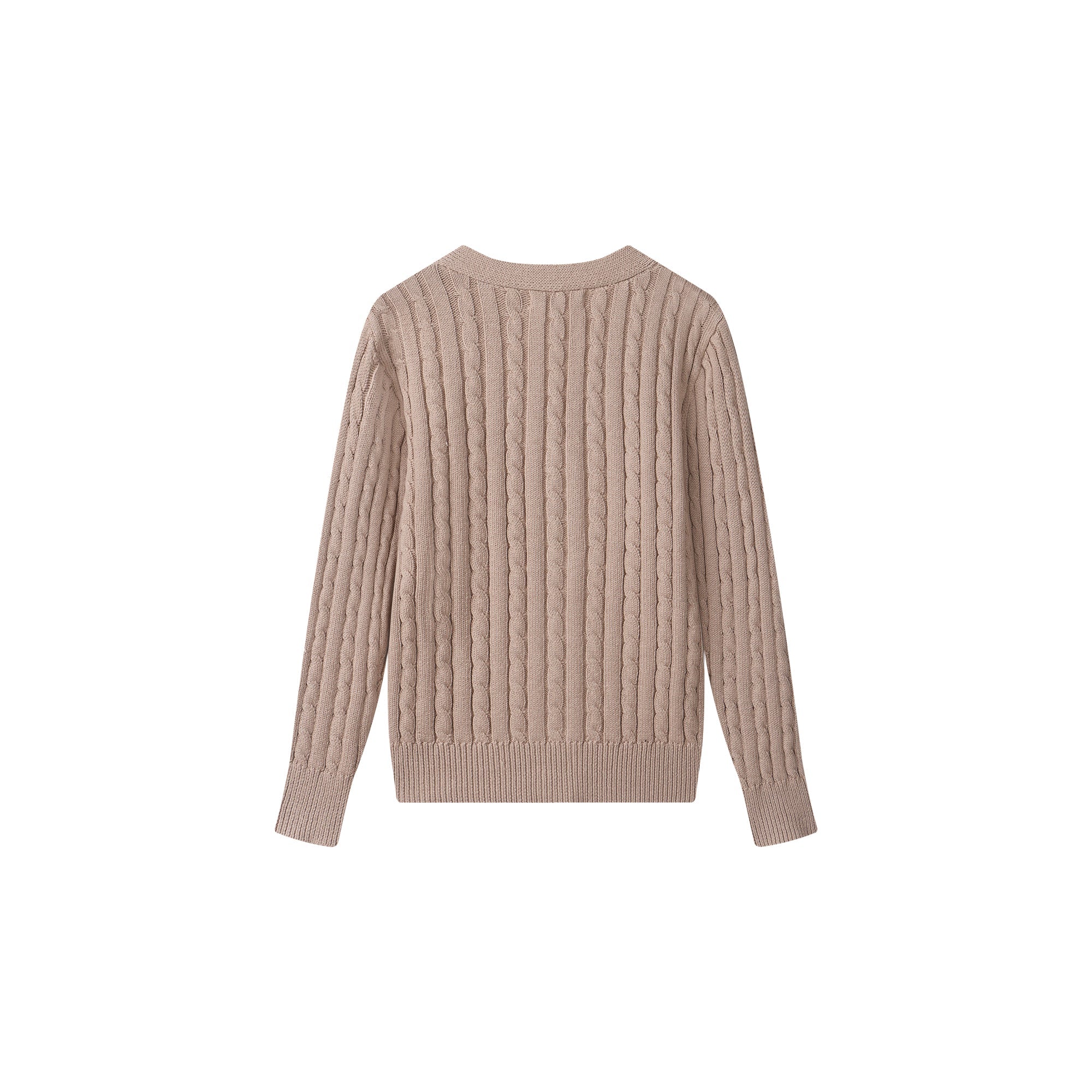 Oatmeal Boys Cardigan - 90% Cotton