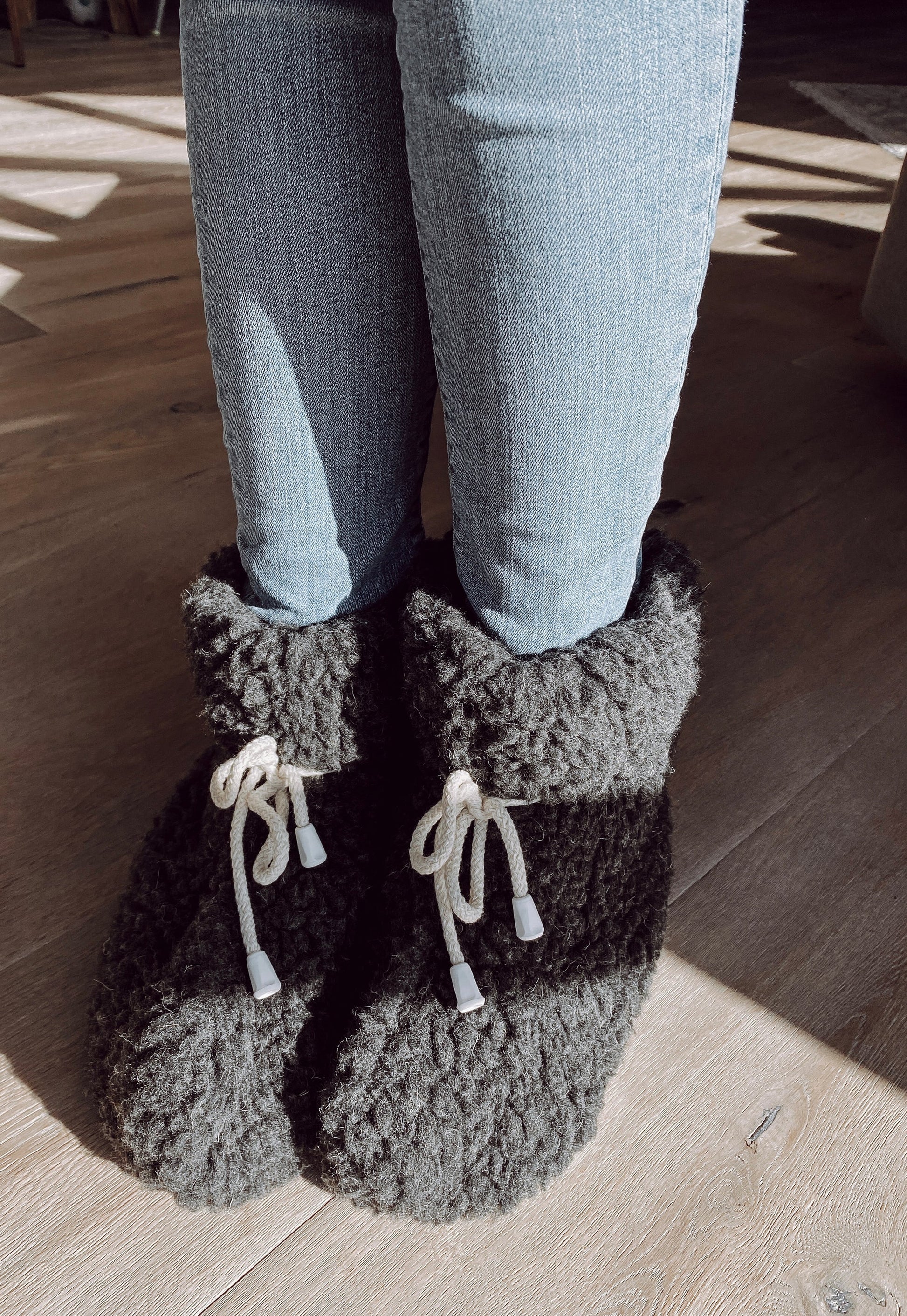 Charcoal Boots - The Peony Haus