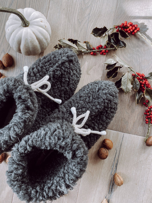 Charcoal Boots - The Peony Haus