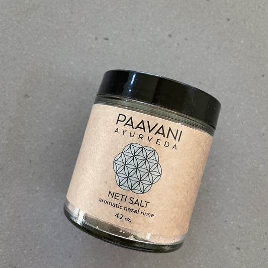 Aromatic Neti Salt | Herbal-Infused Mineral Rinse for Nasal Care - The Peony Haus