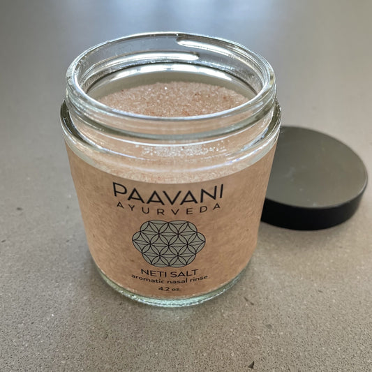 Aromatic Neti Salt | Herbal-Infused Mineral Rinse for Nasal Care - The Peony Haus