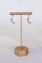 Prancer Huggie Hoop