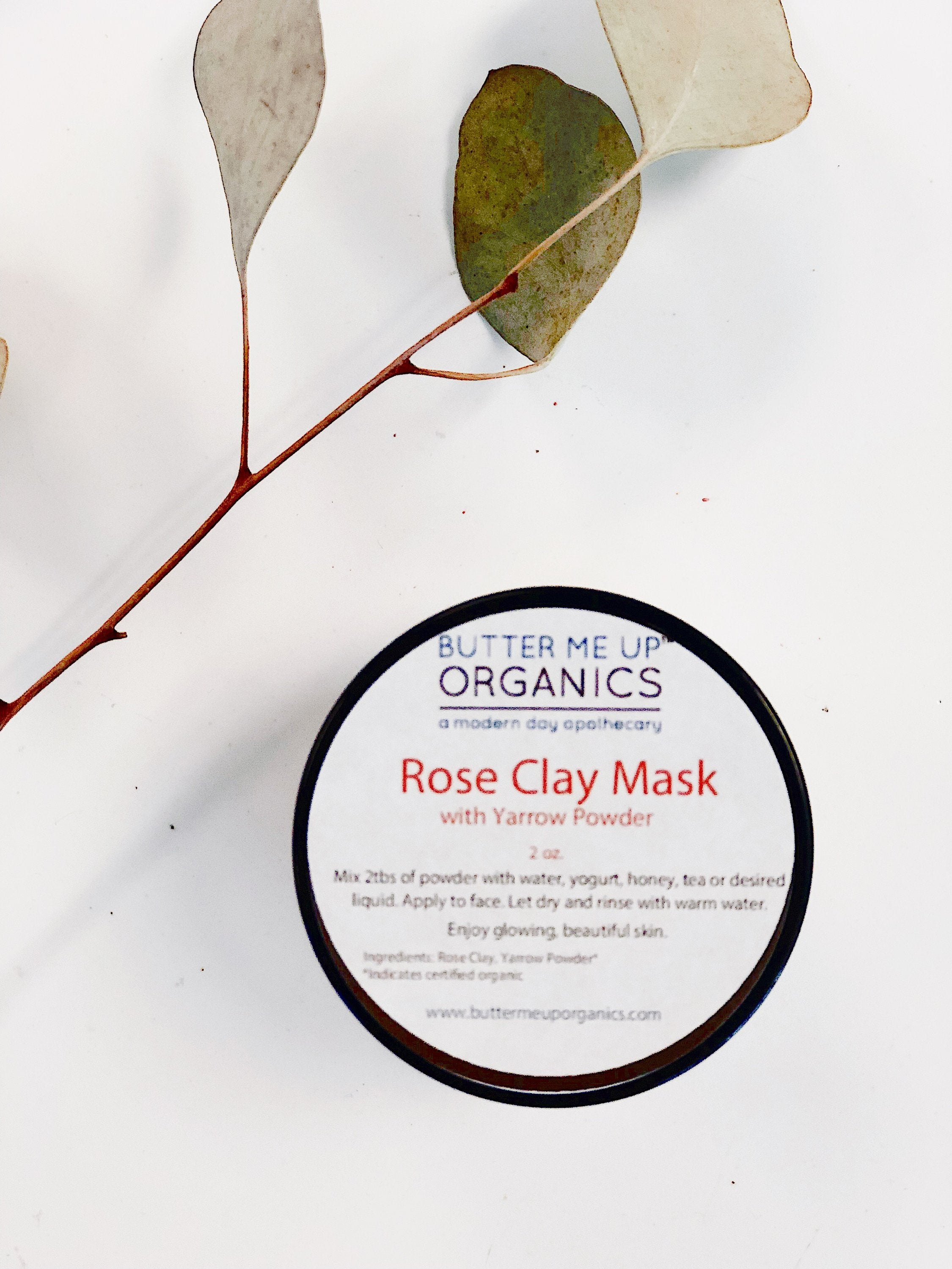 Rose Clay Face Mask - The Peony Haus