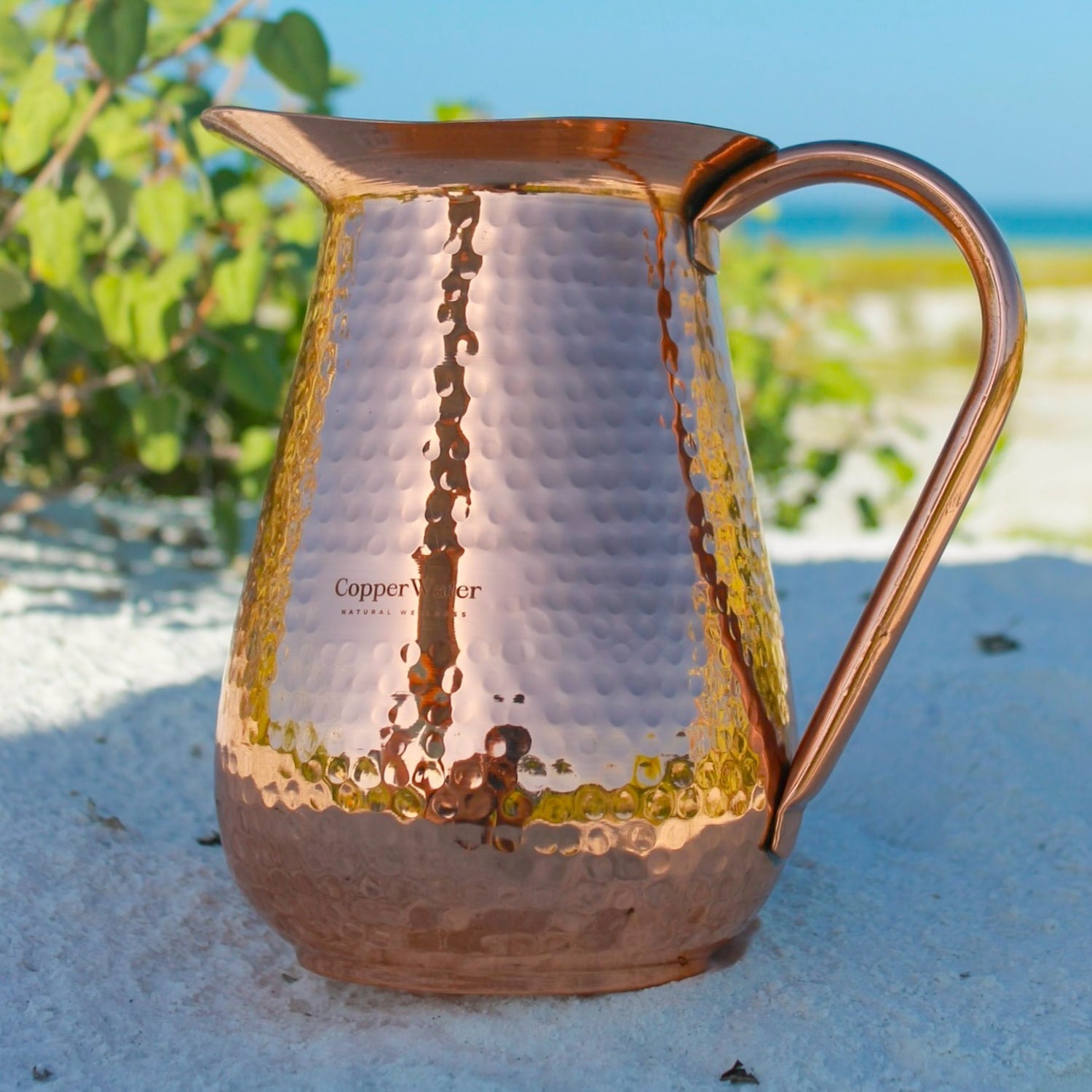 Handmade Pure Copper Ayurvedic Water Pitcher