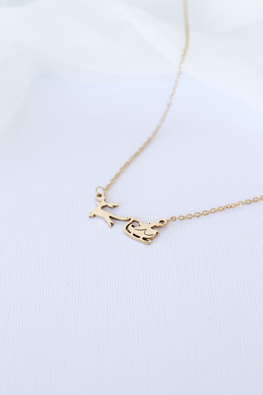 Santa's Sleigh Necklace