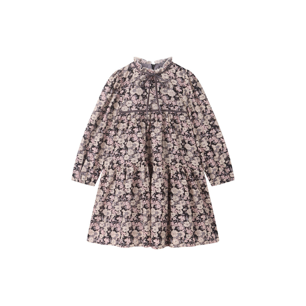 Velvet Petals Dress