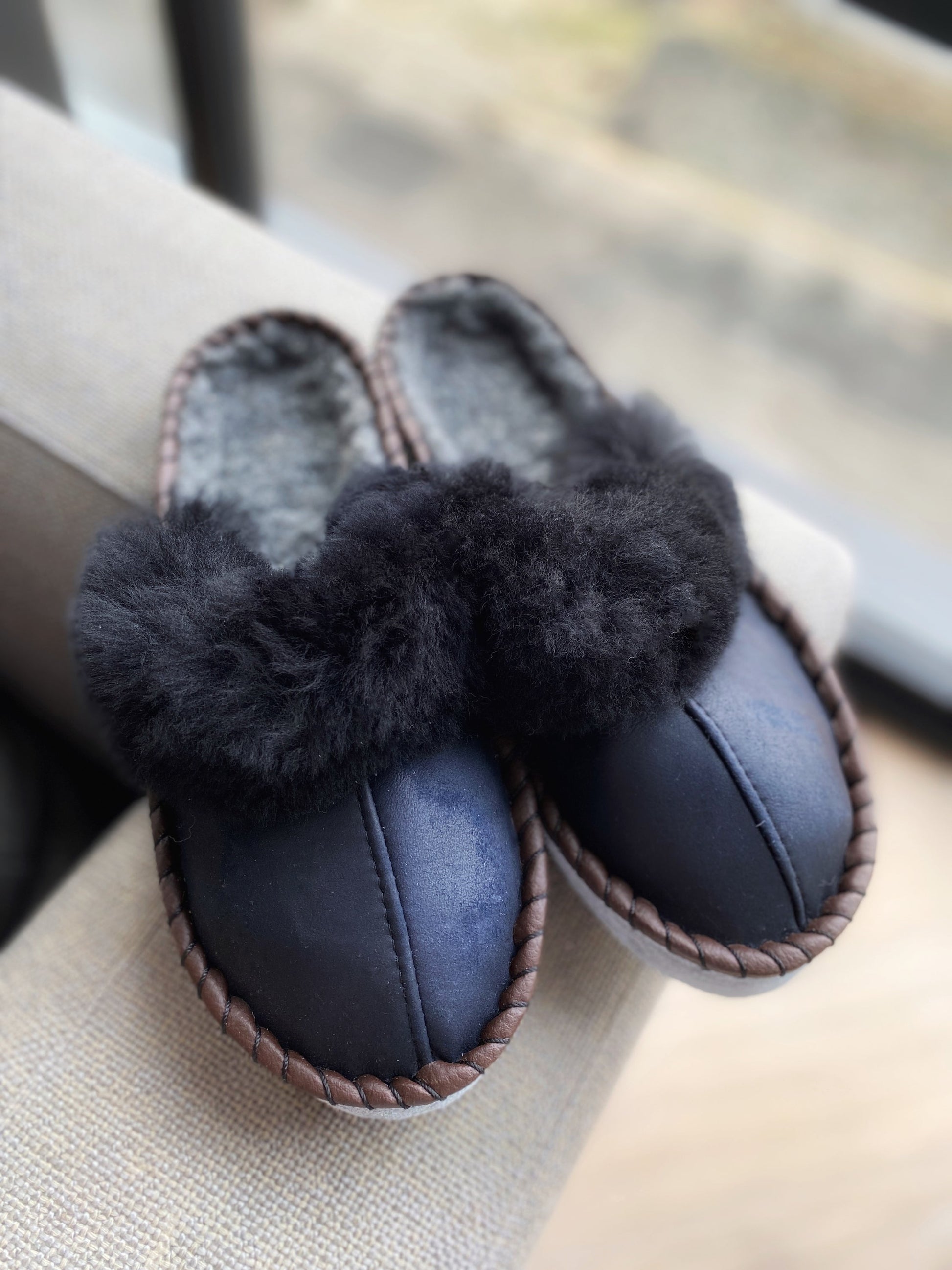 Mens Onyx Black Slip Ons [Limited Edition
