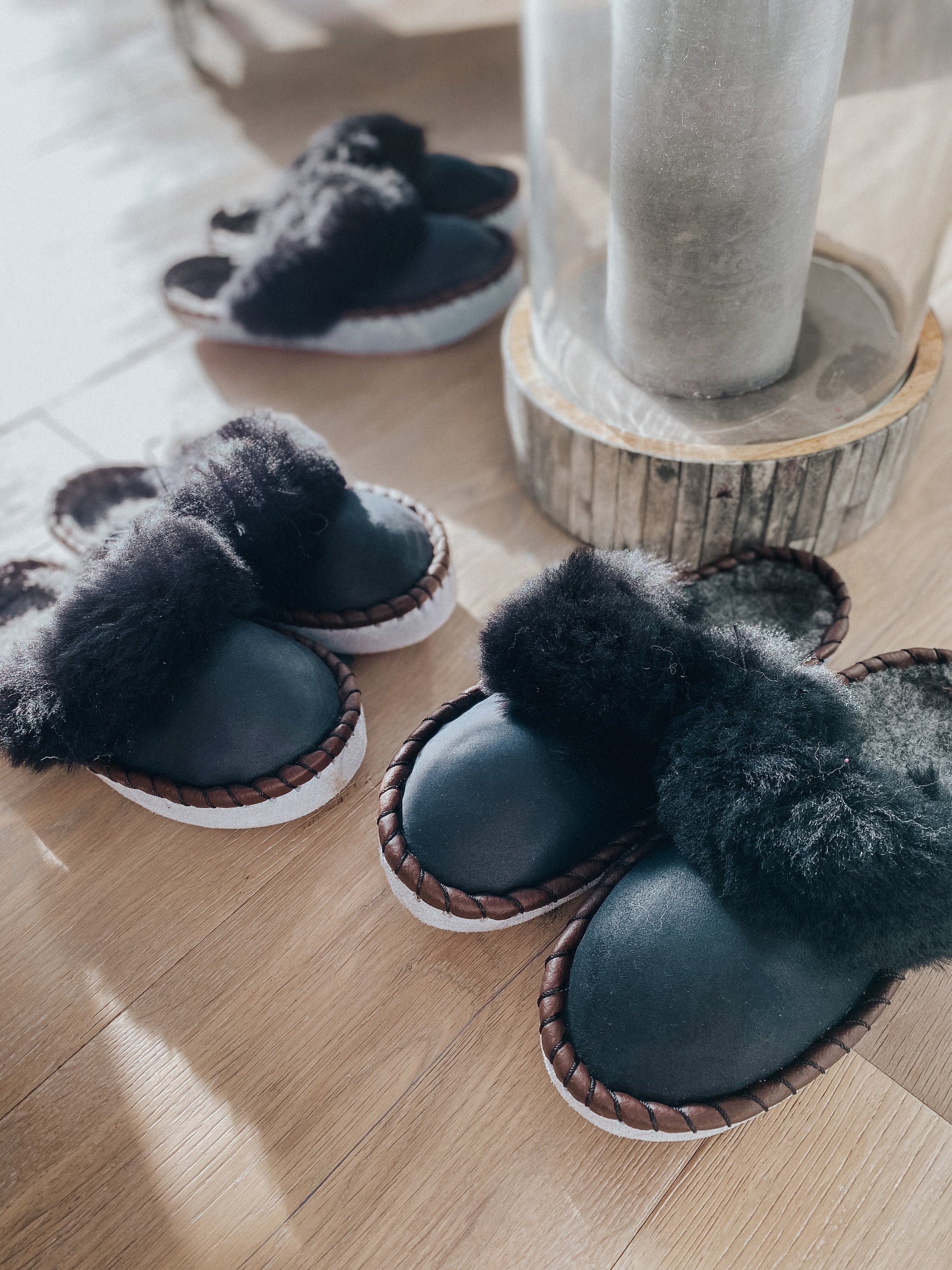 Mens Onyx Black Slip Ons [Limited Edition