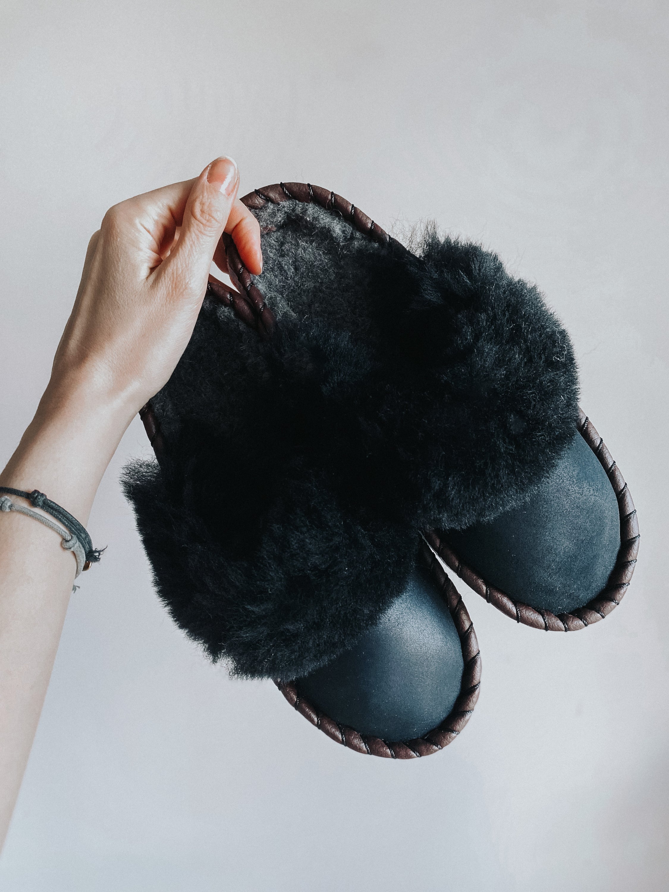 Onyx Black Slip Ons [Limited Edition]